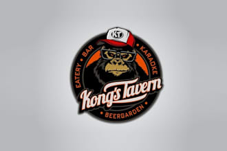 design awesome beer bar tavern business logo