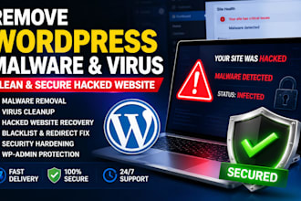 remove wordpress malware virus and secure hacked wordpress website quickly wp