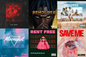create unique cinematic album cover art for spotify artists