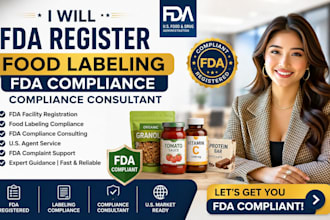 fda register food labeling fda complaince compliance consultant