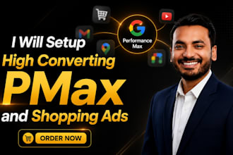 setup high converting pmax and shopping ads