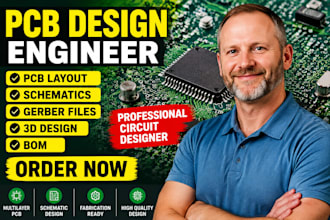 design high speed pcb layout schematic and multilayer pcb board