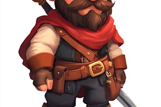 draw 2d game character or 2d game character
