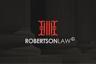 do logo for legal, lawyer, attorney and law firm with copyrights