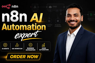 create n8n ai automation workflows and ai agents for your business