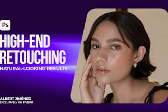 retouch your beauty portraits in detail so you save time