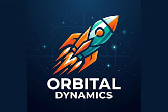 design a modern and dynamic rocket logo for your brand