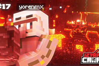 create high quality 3d minecraft thumbnails with custom c4d renders