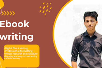 write ebook and story writing