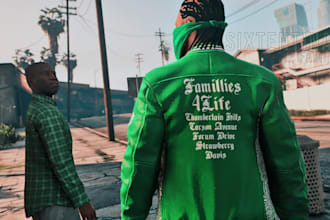 design custom gang mafia and streetwear fivem peds for gta rp custom fivem ped
