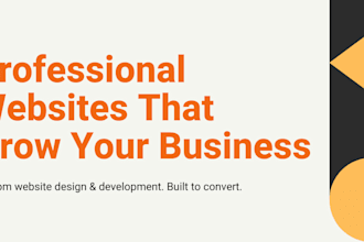 develop a fast custom coded website for your business