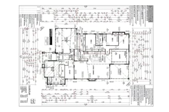 design adu plan, architect city permit 2d floor plan, patio, garage