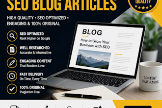 write SEO optimized blog articles