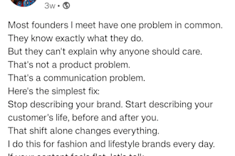 ghostwrite linkedin content for d2c fashion brand founders