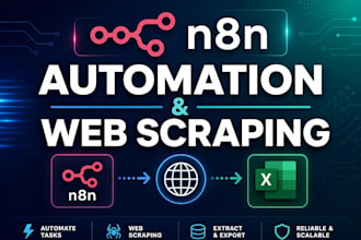 build custom n8n automation workflows and web scraping