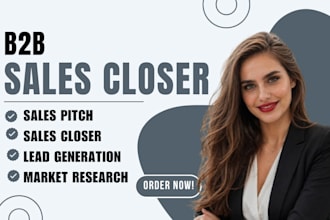 b2b sales closer salesperson sales agent sdr high ticket sales closer