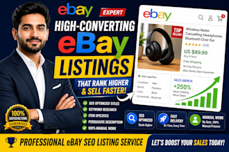 write ebay listing titles and item specifics that rank in search