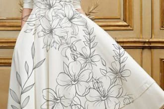 create professional flat sketches and garment designs