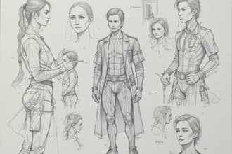 sketch realistic professional medical illustrations