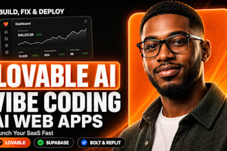 build fix, deploy web apps using lovable, bolt, replit, supabase, cursor, base44