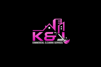 design professional commercial cleaning logo