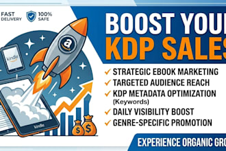 provide expert amazon KDP book promotion and strategic ebook marketing