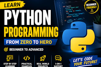 help you learn python from scratch