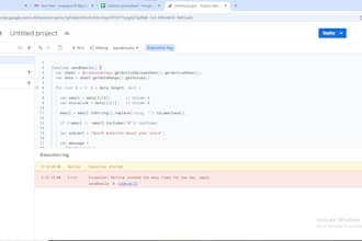 create and manage google sheets and appscript automation, emails