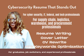 resume writing tech resume cybersecurity resume it resume ats resume CV resume