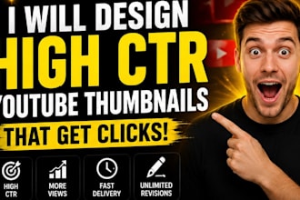 create cinematic high CTR youtube thumbnails that get clicks