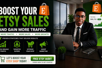 do etsy shop promotion to boost ranking, sales and shop traffic