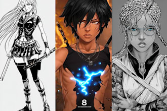 create manga comic book pages and graphic novel