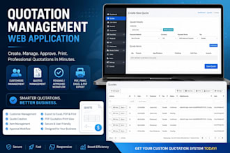 develop quotation and invoicing system for smes