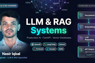 build llm powered rag application with fastapi and vector database