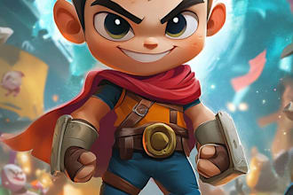 draw 2d game character