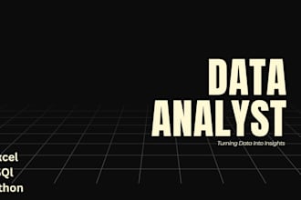 do data analysis and reporting using python and excel