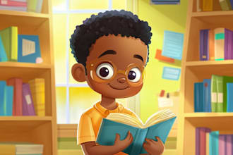 children book illustration and children book illustration