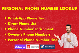 find personal phone number, personal phone enrichment