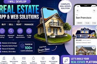 real estate app, property app, rent home, buy sell home app, real estate portal