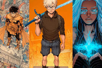 create manga comic book pages and graphic novel