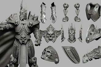 custom 3d cosplay creation movie and game cosplay model anime armor prop for cop