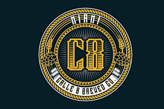 design high resolution brewing company logo