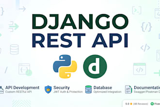 develop django backend and rest API systems