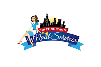 design mascot first chicago maid services logo