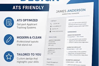 professional CV resume design