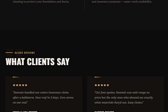 build a modern contractor website for your business