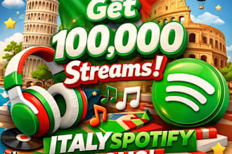 increase spotify streams music promotion in italy