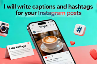 write captions and hashtags for your instagram posts
