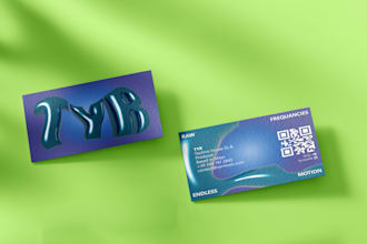 design a modern and distinctive business card