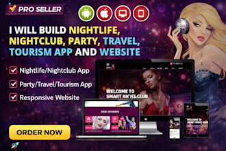 build ai nightlife app, ai night event app, ai night adventures app, ai club app